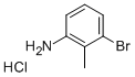 Structure of 3-Bromo-2-methylaniline, HCl