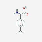 Structure of (S)-2-amino-2-(4-isopropylphenyl)acetic acid