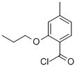 Structure of BENZOYL CHLORIDE,4-METHYL-2-PROPOXY-