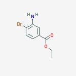 Structure of ethyl 3-amino-4-bromobenzoate