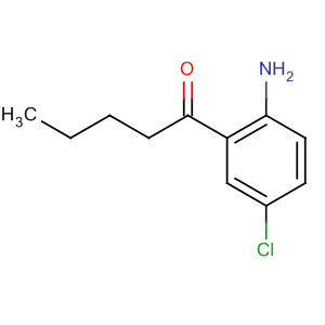 Structure of 1-Pentanone, 1-(2-amino-5-chlorophenyl)-