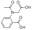 Structure of 2-(ACETYL-CARBOXYMETHYL-AMINO)-BENZOIC ACID