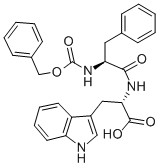Structure of Z-PHE-TRP-OH