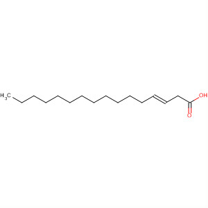 Structure of 3-Hexadecenoic acid, (3E)-
