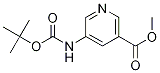 Structure of Methyl 5-((tert-butoxycarbonyl)aMino)nicotinate