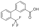 Structure of 2-TRIFLUOROMETHYL-BIPHENYL-3-CARBOXYLIC ACID