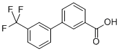 Structure of 3-TRIFLUOROMETHYLBIPHENYL-3-CARBOXYLIC ACID
