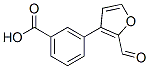 Structure of 3-(2-Formylfuran-3-yl)benzoic acid