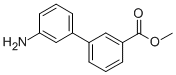 Structure of 3-AMINO-BIPHENYL-3-CARBOXYLIC ACID METHYL ESTER