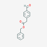 Structure of Benzyl 2-(4-formylphenyl)acetate