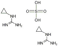 Structure of N-cyclopropylguanidine(SALTDATA: AcOH)
