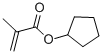 Structure of 2-methyl-2-propenoicacicyclopentylester