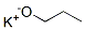 Structure of Potassium n-propoxide, in n-propanol