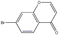 Structure of 7-bromo-4H-chromen-4-one