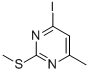 Structure of 4-Iodo-6-methyl-2-(methylsulphanyl)pyrimidine
