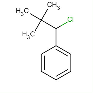 Structure of Benzene, (1-chloro-2,2-dimethylpropyl)-