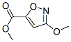 Structure of 5-ISOXAZOLECARBOXYLIC ACID 3-METHOXY-,METHYL ESTER