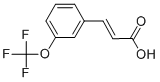 Structure of trans-3-(Trifluoromethoxy)cinnamic acid