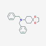 Structure of N,N-Dibenzyl-1,4-dioxaspiro[4.5]decan-8-amine
