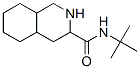 Structure of [3S-(3ALPHA,4ABETA,8ABETA)]-N-(TERT-BUTYL)DECAHYDRO-3-ISOQUINOLINECARBOXAMIDE