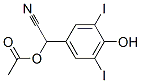 alpha-cyano-4-hydroxy-3,5-diiodobenzyl acetate结构式