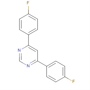 Structure of Pyrimidine, 4,6-bis(4-fluorophenyl)-