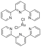 Structure of BIS-(2,2,2-TERPYRIDINE) RUTHENIUM (II) CHLORIDE