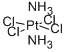 Structure of CIS-TETRACHLORODIAMMINE PLATINUM (IV)