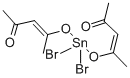 Structure of TIN(IV) BIS(ACETYLACETONATE) DIBROMIDE