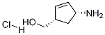 Structure of (1S,4R)-4-aMinocyclopent-2-en-1-yl)Methanol hydrochloride