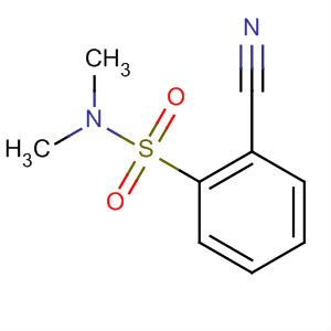 Benzenesulfonamide, 2-cyano-N,N-dimethyl-结构式