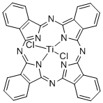 Structure of TITANIUM(IV) PHTHALOCYANINE DICHLORIDE