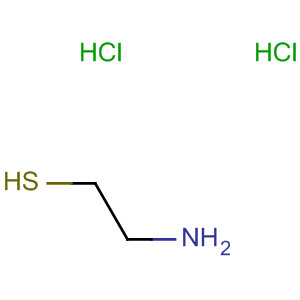 Structure of Ethanethiol, 2-amino-, dihydrochloride