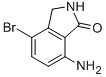 Structure of 7-AMINO-4-BROMOISOINDOLIN-1-ONE
