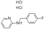 Structure of (4-FLUORO-BENZYL)-PYRIDIN-2-YL-AMINE DIHYDROCHLORIDE