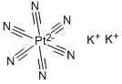 Structure of POTASSIUM HEXACYANOPLATINATE(IV)