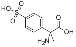 Structure of (+/-)-ALPHA-METHYL-(4-SULFONOPHENYL)GLYCINE