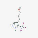 Structure of 4-(3-HYDROXYPROP-1-YL)-3-(TRIFLUOROMETHYL)-1H-PYRAZOLE