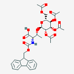 Structure of 2,3,4,6-Tetra-O-acetyl-a-D-mannopyranosyl-Fmoc threonine