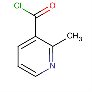 2-methylpyridine-3-carbonyl chloride结构式