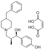 Structure of (AR,BS)-ALPHA-(4-HYDROXYPHENYL)-BETA-METHYL-4-(PHENYLMETHYL)-1-PIPERIDINEPROPANOL MALEATE
