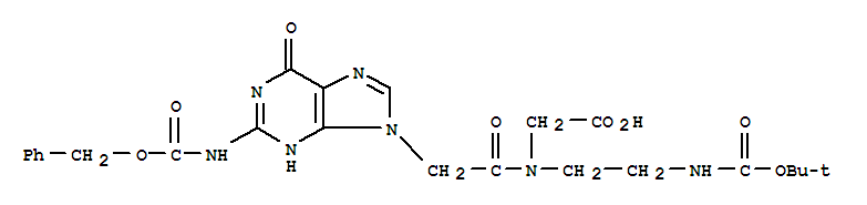 Structure of (BOC-G(Z)-AEG-OH)