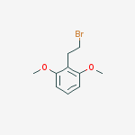 Structure of 2-(2-bromoethyl)-1,3-dimethoxybenzene