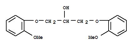 Structure of 1,3-Bis(2-methoxyphenoxy)propan-2-ol