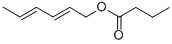Structure of 2,4-HEXADIENYL BUTYRATE