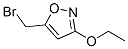 Chemical structure of Isoxazole,5-(bromomethyl)-3-ethoxy-