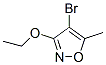 Structure of Isoxazole,4-bromo-3-ethoxy-5-methyl-