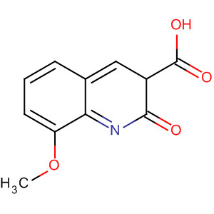 Structure of 3-Quinolinecarboxylic acid, 1,2-dihydro-8-methoxy-2-oxo-