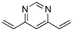 Structure of PYRIMIDINE,4,6-DIVINYL-