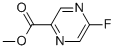 Structure of PYRAZINECARBOXYLIC ACID 5-FLUORO-,METHYL ESTER